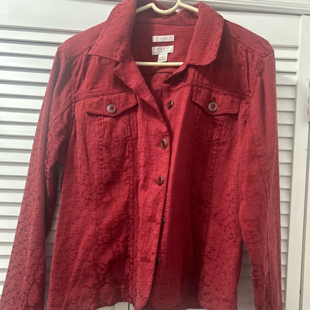 Xl burgundy top